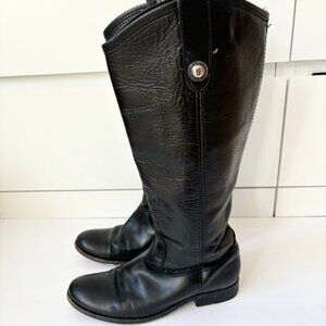 Frye women's black leather tall boots